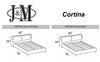 J and M Furniture Bed Cortina Premium Bed