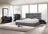 J and M Furniture Bed Da Vinci Bed in Charcoal