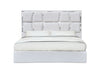 J and M Furniture Bed Degas Bed in Silver Grey