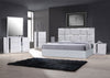 J and M Furniture Bed Degas Bed in Silver Grey