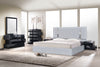 J and M Furniture Bed Matisse Bed in Silver Grey
