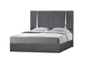 J and M Furniture Bed Matissee Bed in Charcoal