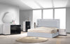 J and M Furniture Bed Monet Bed in Silver Grey