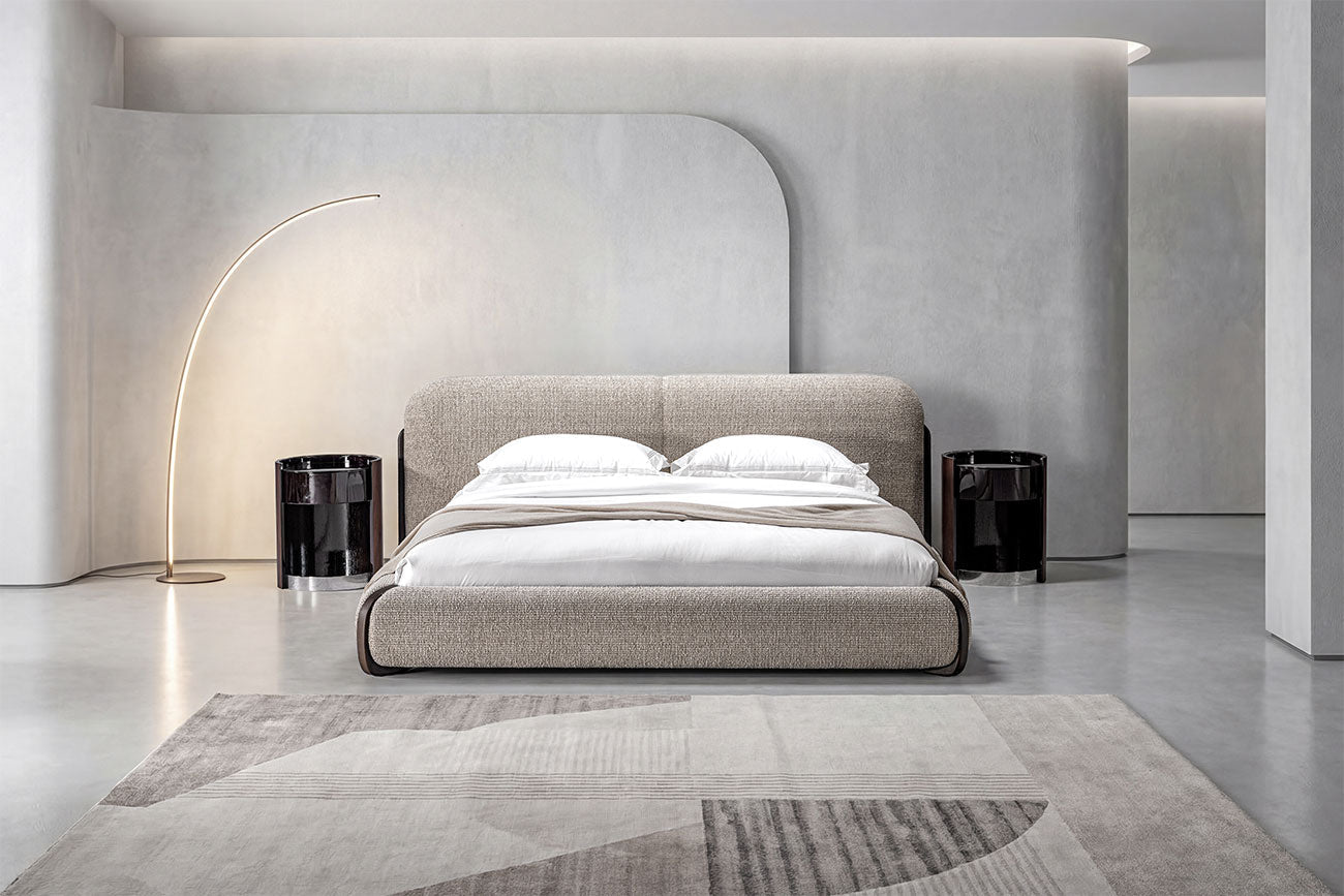 J and M Furniture Bed Nido Upholstered Modern Bed