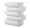 J and M Furniture Bedroom Sets Milan Modern Bed in White | J&M Furniture