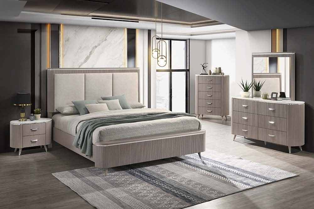 J and M Furniture Bedroom Sets Opal Modern Bed | J&M Furniture
