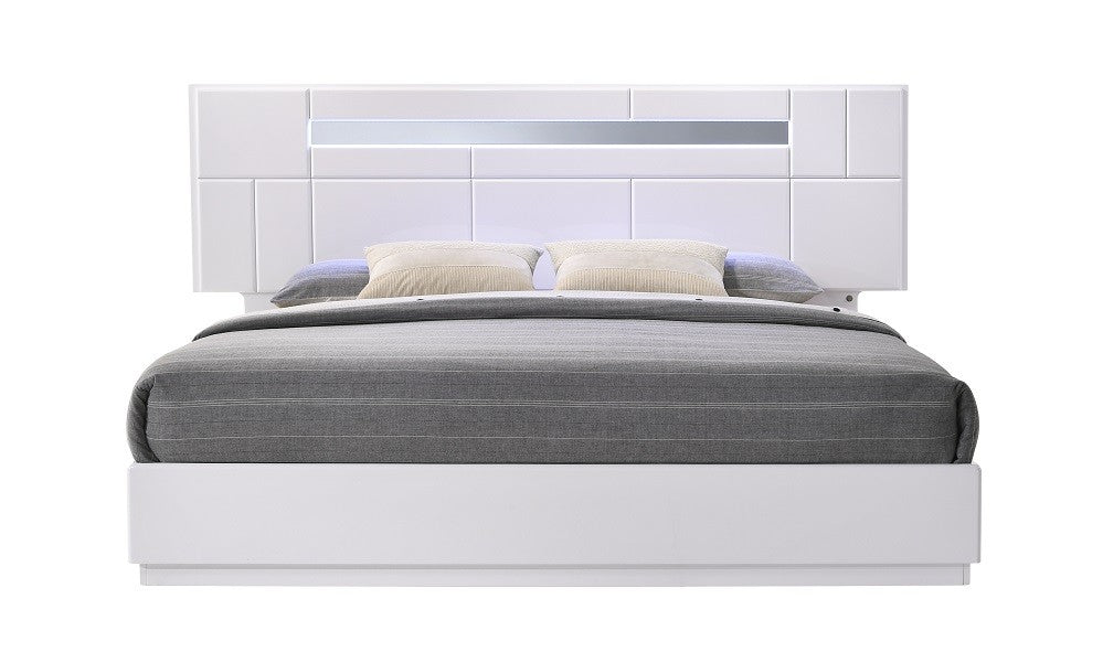 J and M Furniture Bedroom Sets Palermo Bed in White | J&M Furniture