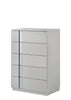 J and M Furniture Bedroom Sets Palermo Modern Bed in Grey | J&M Furniture