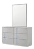 J and M Furniture Bedroom Sets Palermo Modern Bed in Grey | J&M Furniture