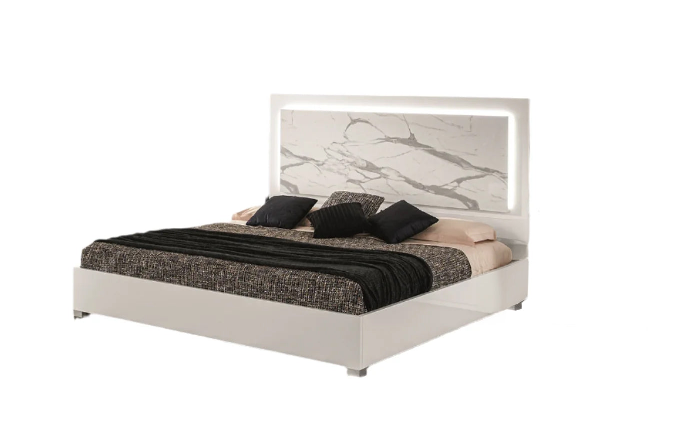 J and M Furniture Bedroom Sets Sonia Premium Bed in White | J&M Furniture