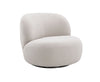 J and M Furniture Chair Cove Swivel Chair in Light Grey | J&M Furniture