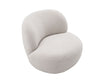 J and M Furniture Chair Cove Swivel Chair in Light Grey | J&M Furniture