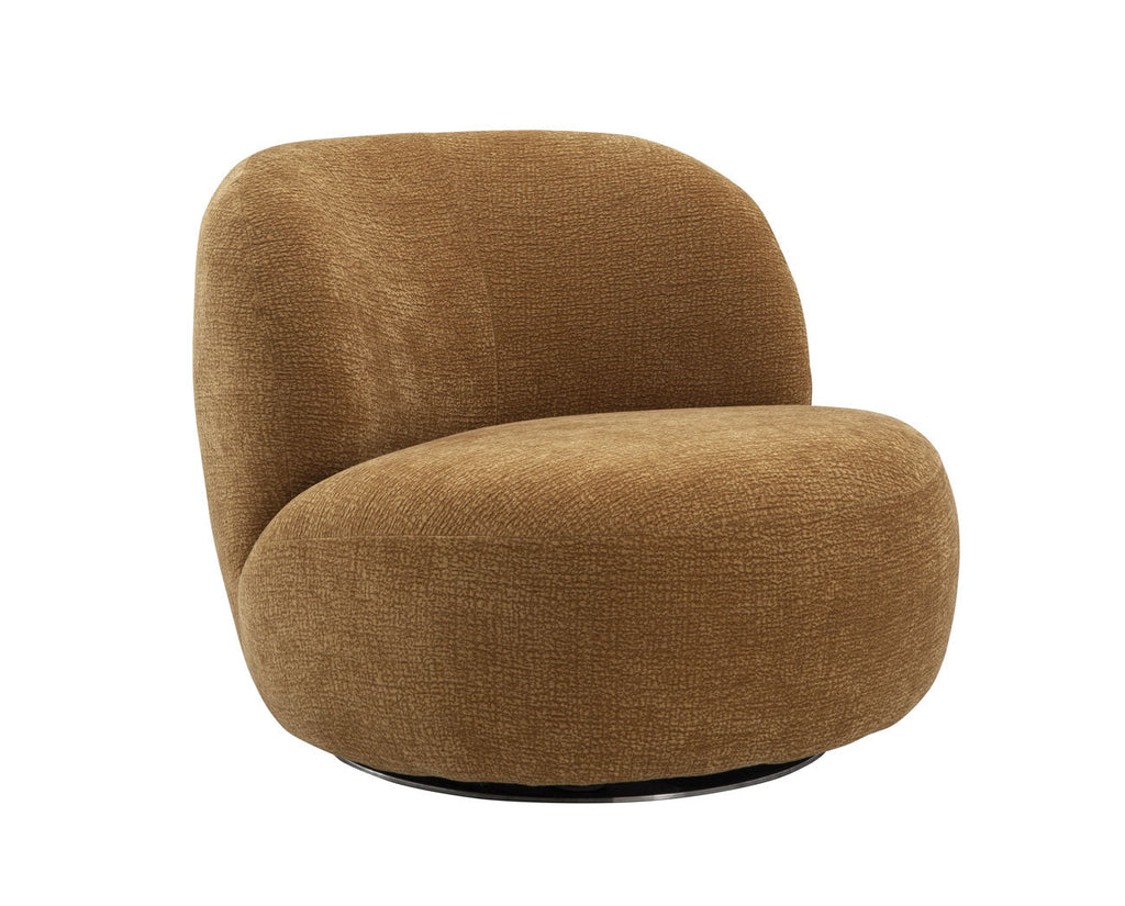 J and M Furniture Chair Cove Swivel Chair in Mustard | J&M Furniture