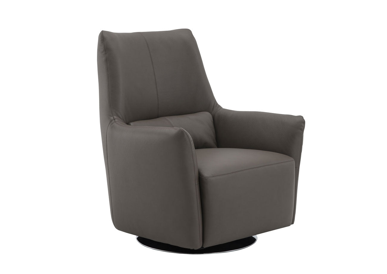 J and M Furniture Chair Haven Swivel Chair in Truffle | J&M Furniture