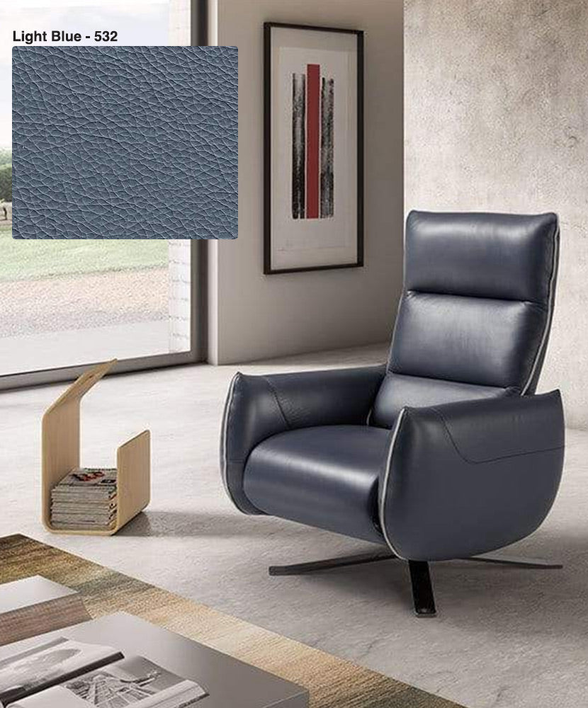 J and M Furniture Chair Light Blue Elisir Power Reclining Chair | J&M Furniture