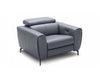 J and M Furniture Chair Lorenzo Motion Chair in Blue-Grey (K) | J&M Furniture