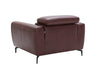 J and M Furniture Chair Lorenzo Motion Chair in Merlot | J&M Furniture