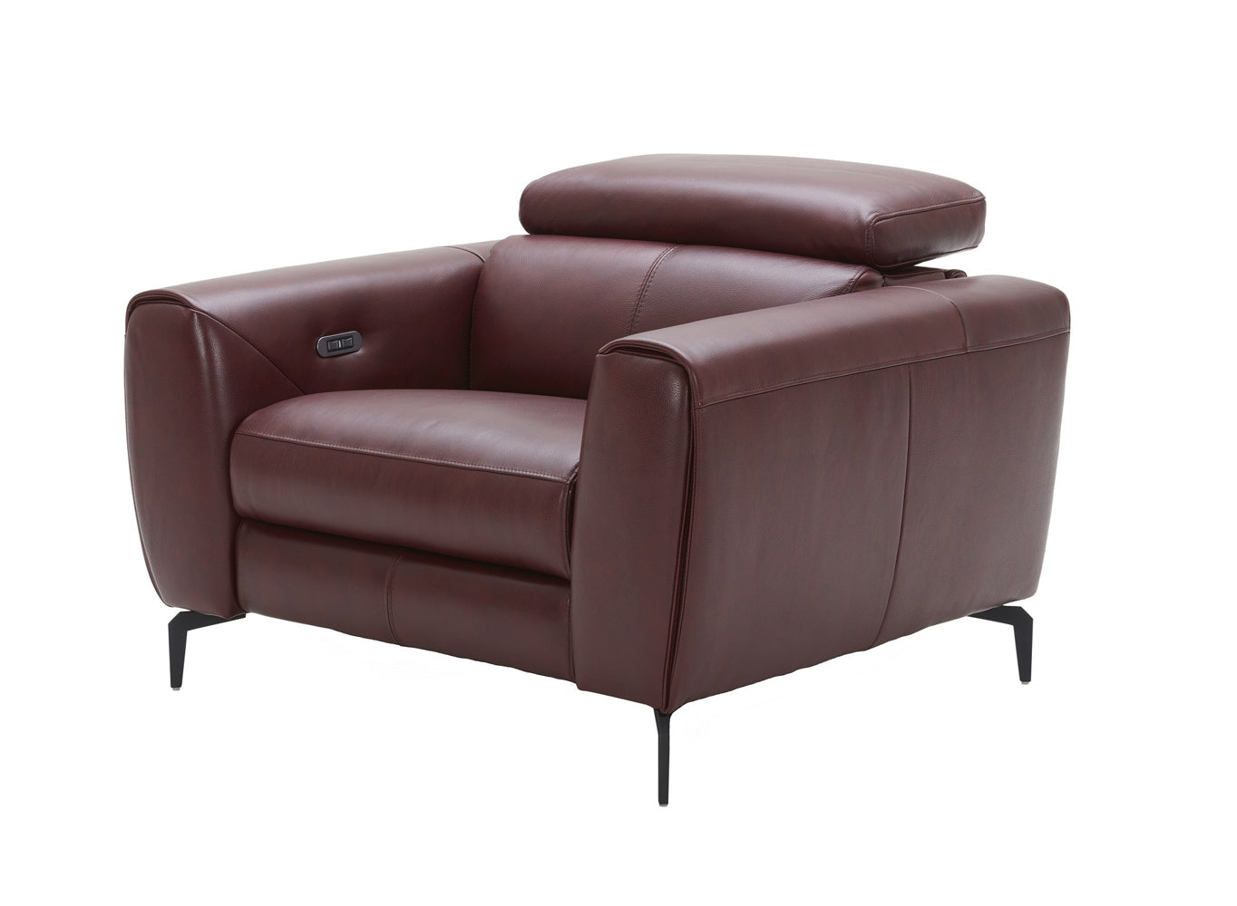 J and M Furniture Chair Lorenzo Motion Chair in Merlot | J&M Furniture