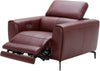 J and M Furniture Chair Lorenzo Motion Chair in Merlot | J&M Furniture