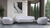 J and M Furniture Chair Lounge Fabric Chair in Off White | J&M Furniture