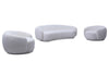 J and M Furniture Chair Lounge Fabric Chair in Off White | J&M Furniture