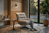J and M Furniture Chair Nest Swivel Chair in Light Grey | J&M Furniture