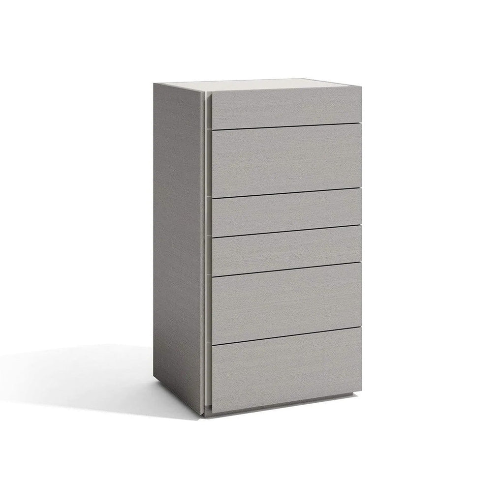 J and M Furniture Chest Porto Chest in Grey