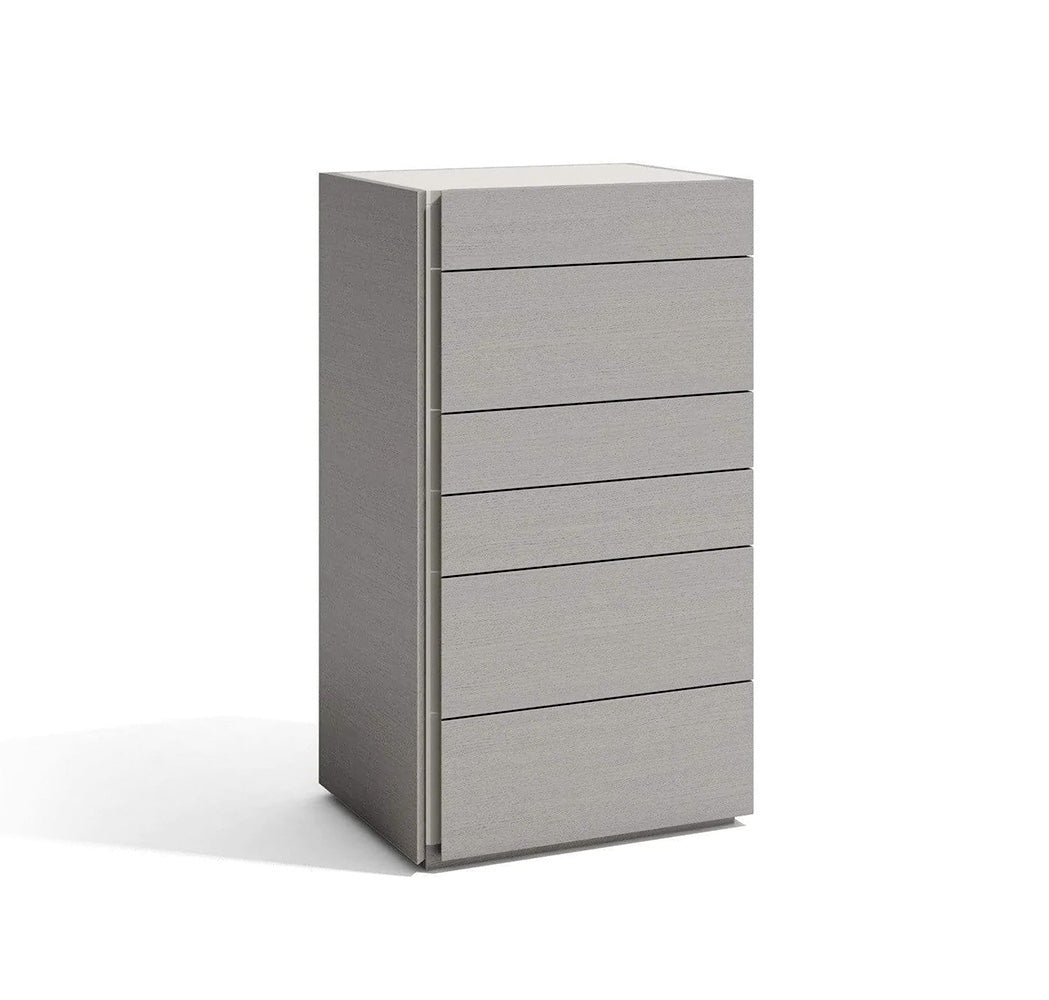 J and M Furniture Chest Porto Chest in Grey