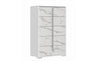 J and M Furniture Chest Sonia White Chest