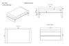 J and M Furniture Coffee Table 690A Modern Coffee Table | J&M Furniture