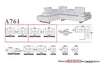 J and M Furniture Couches & Sofa A761 Sectional in Truffle | J&M Furniture