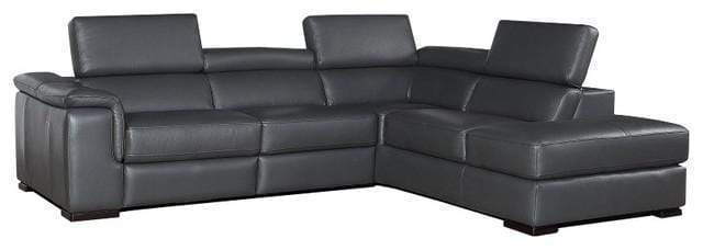 Agata Premium Leather Sectional | J&M Furniture