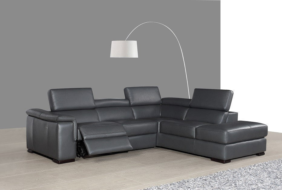 J and M Furniture Couches & Sofa Agata Premium Leather Sectional | J&M Furniture