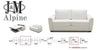 J and M Furniture Couches & Sofa Alpine Premium Sofa Bed | J&M Furniture