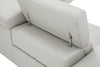 J and M Furniture Couches & Sofa Annalaise Leather Recliner Sectional in Silver Grey | J&M Furniture