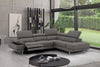 J and M Furniture Couches & Sofa Annalaise Recliner Leather Sectional in Truffle | J&M Furniture
