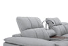 J and M Furniture Couches & Sofa Beaumont Leather Power Recliner 8301 in Light Grey | J&M Furniture