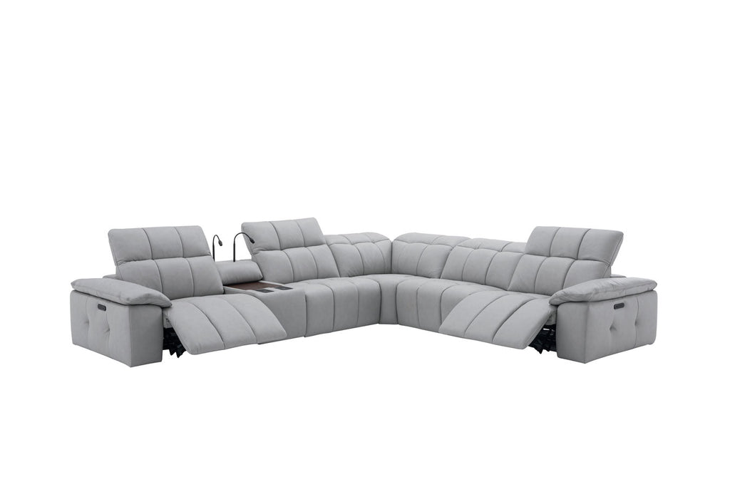 J and M Furniture Couches & Sofa Beaumont Power Recliner 8301 in Light Grey | J&M Furniture