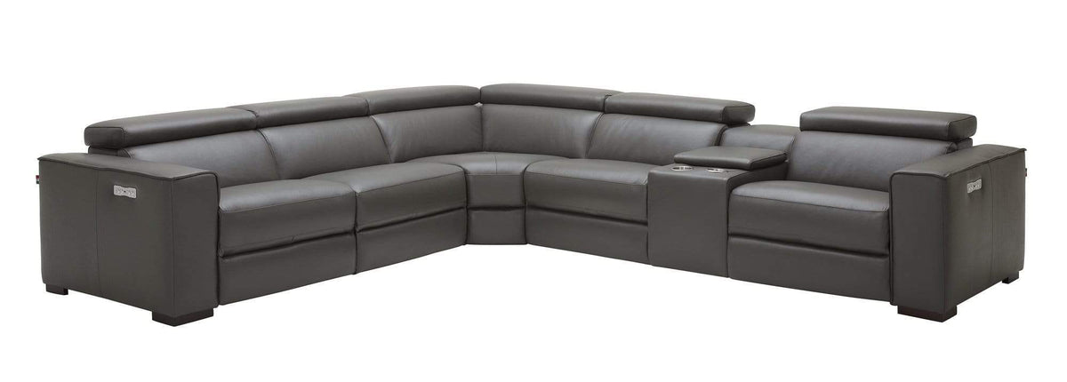 Picasso Motion Sectional in Dark Grey | J&M Furniture - Canal Furniture