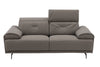 J and M Furniture Couches & Sofa Dolce Vita Leather Power Reclining Loveseat in Brownie