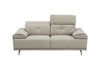 J and M Furniture Couches & Sofa Dolce Vita Leather Power Reclining Loveseat in Milk Tea
