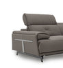 J and M Furniture Couches & Sofa Dolce Vita Leather Power Reclining Sectional in Brownie
