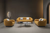 J and M Furniture Couches & Sofa HF5009 Fabric Loveseat in Amber | J&M Furniture