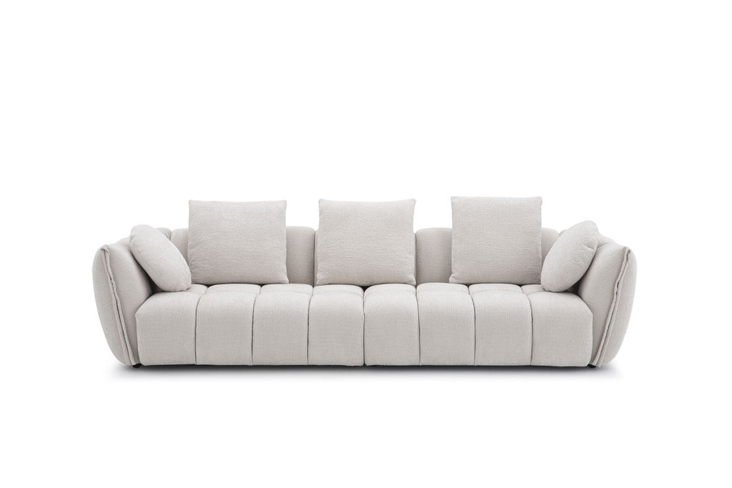 J and M Furniture Couches & Sofa Lennox Fabric Sofa in Light Grey | J&M Furniture