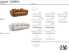 J and M Furniture Couches & Sofa Lennox Fabric Sofa in Mustard | J&M Furniture