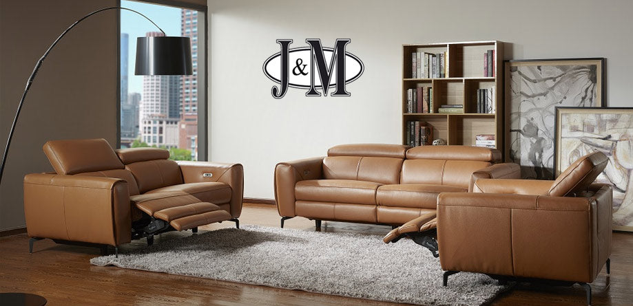 J and M Furniture Couches & Sofa Lorenzo Motion Sofa in Caramel (K) | J&M Furniture