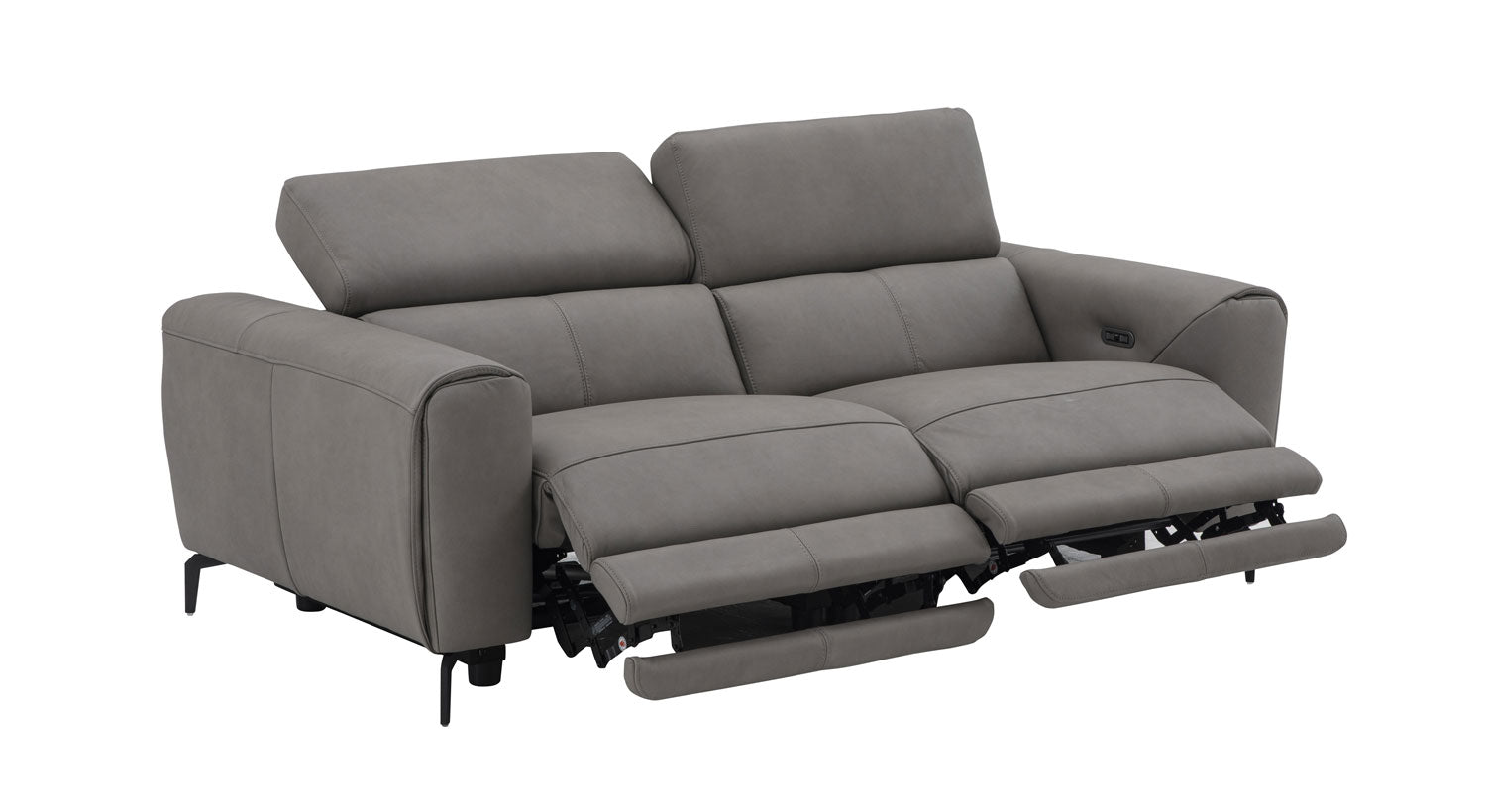 J and M Furniture Couches & Sofa Lorenzo Power Sofa in Truffle | J&M Furniture
