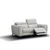J and M Furniture Couches & Sofa Lorenzo Reclining Loveseat in Light Gray (K) | J&M Furniture