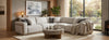 J and M Furniture Couches & Sofa Magnolia Fabric Sectional