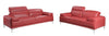 J and M Furniture Couches & Sofa Nicolo Sofa Collection In Red | J&M Furniture
